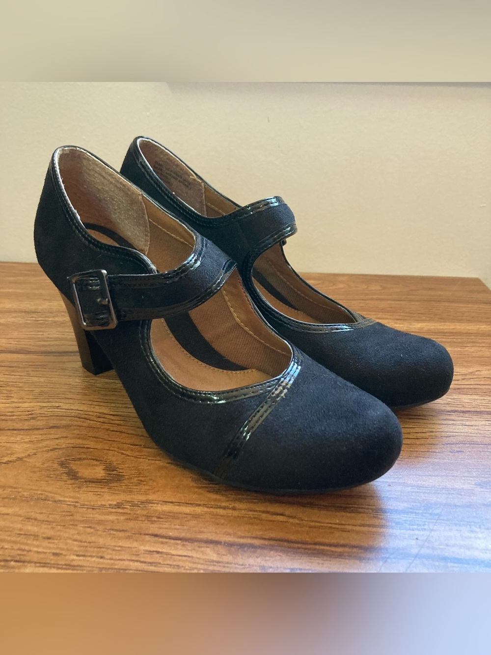 GNW Selena Black Cheeky Heels 7.5